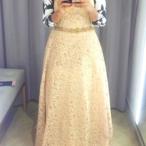 Beige partywear